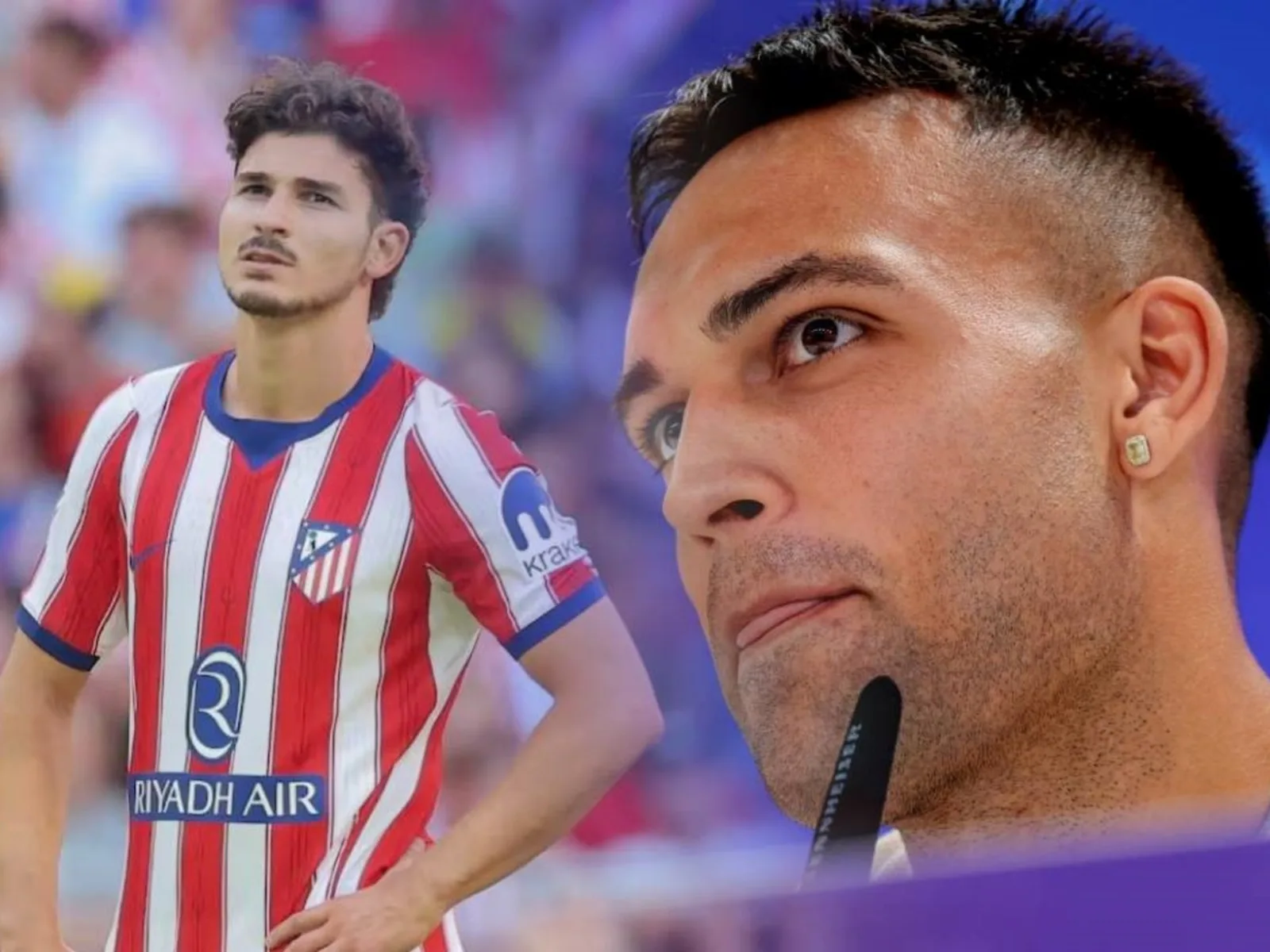 Lautaro Martínez le dio todo su apoyo a Julián Álvarez en la previa del Bernabéu